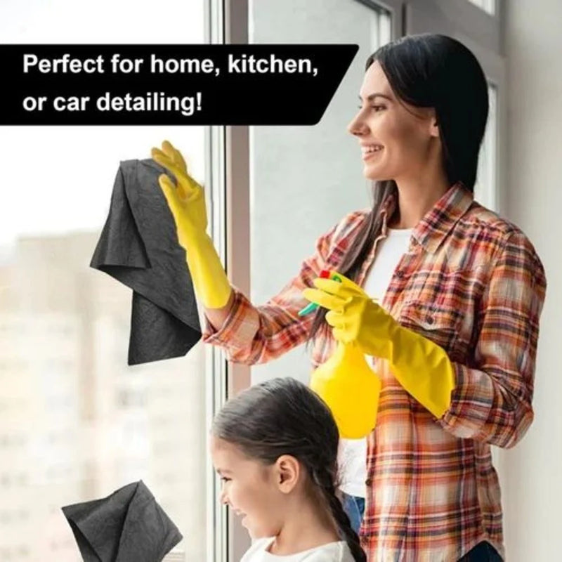 Magic Cleaning Cloth Reusable Microfibre Cloths Glass Cleaning Cloth Kitchen Cleaning Cloth