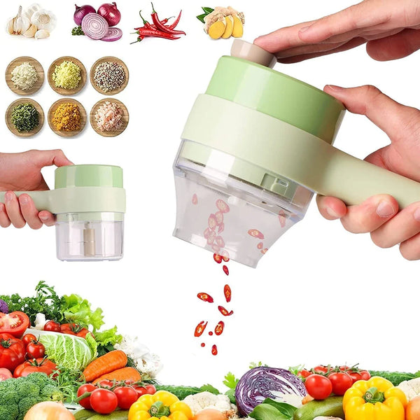 Handheld Electric  Vegetable Cutter Set