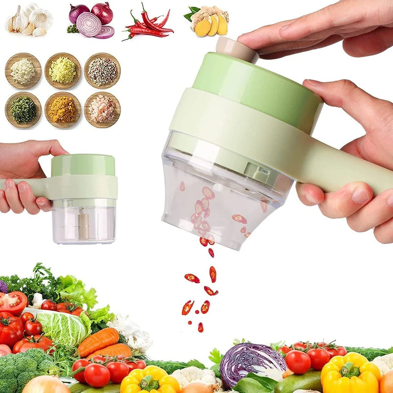 Handheld Electric  Vegetable Cutter Set
